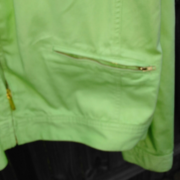 CHARTREUSE GREEN LIGHT HOUSE APPAREL JACKET - Picture 6 of 7